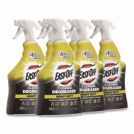 Easy-Off Heavy Duty Cleaner/Degreaser, 32 oz Trigger Spray Bottle, Liquid, Clear, 6 PK 62338-99624